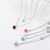 Stainless Steel Tiered Necklaces NJEW-JN01639-1