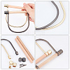 4 Sets 2 Colors Alloy Bag Handle FIND-WR0002-50-5