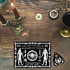 Pendulum Dowsing Divination Board Set DJEW-WH0324-043-6