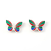 Alloy Enamel Beads ENAM-S122-034B-RS-2