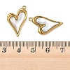 Natural Freshwater Shell Pendants STAS-G397-23G-01-3