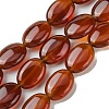 Natural Carnelian(Dyed & Heated) Beads Strands G-K365-B01-01-1