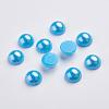 Spray Painted Imitation Pearl Acrylic Cabochons ACRP-F001-5mm-FP16-1