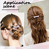 2 Bags 2 Styles Resin & Alloy Alligator Hair Clips AJEW-CY0001-39C-5