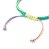 Braided Nylon Cord Adjustable Bracelets BJEW-JB11597-04-4