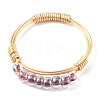 Adjustable Glass Seed Beads Finger Rings RJEW-JR00350-3