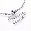304 Stainless Steel Pendant Necklaces NJEW-H491-17P-3