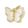 Brass Micro Pave Cubic Zirconia Charms KK-U046-16G-02-1