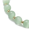 Cat Eye Beads Stretch Bracelets for Women BJEW-TA00691-01-4