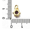 Brass Pave Cubic Zirconia Pendants KK-V002-23G-05-3