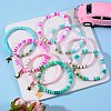Polymer Clay Heishi Beads Stretch Bracelets Sets BJEW-SZ0001-51-4