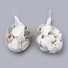 Natural Ark Shell Beads SSHEL-S258-14-2