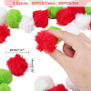 AHADERMAKER 60Pcs 3 Color Artificial Wool Ball DIY-GA0002-54-2