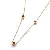 304 Stainless Steel Necklaces NJEW-E135-06G-2