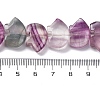 Natural Purple Fluorite Beads Strands G-F783-G04-01-3