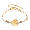 304 Stainless Steel Link Bracelets BJEW-K303-02A-4