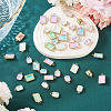 40Pcs 10 Styles Glass Charms GLAA-TA0003-63-6