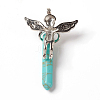 Synthetic Turquoise Big Pendants G-F586-A09-2