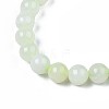 Natural New Jade Beaded Stretch Bracelets BJEW-Q692-44-8mm-3