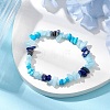 Natural & Syntheti Gemstone Stretch Bracelets for Women BJEW-JB10994-01-2