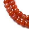 Natural South Red Agate Beads Strands G-B090-A04-01-4