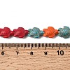 Synthetic Turquoise Beads Strands G-E456-35D-8x10mm-04-4