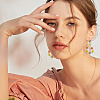 140Pcs 14 Colors Luminous Opaque Acrylic Beads SACR-SC0001-50-4