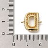 Brass Micro Pave Cubic Zirconia Links KK-I717-04D-3