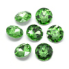 Pointed Back Glass Rhinestone Cabochons RGLA-T029-8mm-19-1