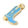 Brass Enamel Pendants KK-A296-51G-06-2