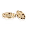 Nickel Free & Lead Free Golden Tibetan Style Alloy Filigree Beads PALLOY-J218-045G-1