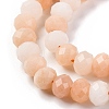 Natural Pink Aventurine Beads Strands G-K380-A07-01-4