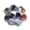 Handmade Millefiori Glass Barrel Beads LA-N002-32-1