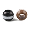 Opaque Acrylic European Beads OACR-Z036-05D-01-3