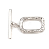 Brass Toggle Clasps KK-G548-41P-03-1