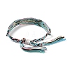 Polyester-cotton Braided Rhombus Pattern Cord Bracelet FIND-PW0013-001A-19-3