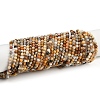 Natural Crazy Lace Agate Round Bead Strands G-P075-16-4mm-2