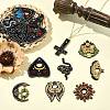 30Pcs 15 Styles Opaque Printed Acrylic Pendants OACR-CJ0002-43-6
