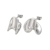 304 Stainless Steel Stud Earrings for Women EJEW-K281-29P-1