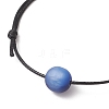 Resin Imitation Cat Eye Adjustable Bracelets for Men Women BJEW-JB12100-4