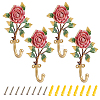 Alloy Enamel Hook Hangers DIY-WA0001-33-1