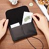 Rectangle Leather Travel Passport Wallet Cover AJEW-WH20007-03B-3