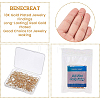 Brass Earring Hooks KK-BC0005-08G-2