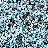 Spray Painted Picasso Cylinder Glass Seed Beads GLAA-T028-12A-07-2