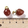 Natural Agate Pendants G-Z052-04B-3