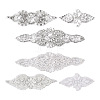 Biyun 5Pcs 3 Style Glass Crystal Hotfix Rhinestone DIY-BY0001-26-2