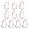 10Pcs Clear Glass Pendants GLAA-BC0001-37-1