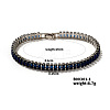 Exquisite Fashion Personality Brass Cubic Zirconia Link Chain Bracelets JC8440-2-1