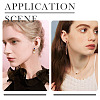 32Pcs 8 Styles 304 Stainless Steel Stud Earring Findings STAS-TA0002-96-7