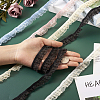 25 Yards 5 Colors Double Tiers Pleated Chiffon Polyester Ribbons ORIB-CW0001-01-6